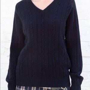 Brandy Melville Navy Wool Sweater
